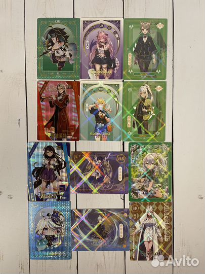 Карточки Аниме Геншин Чжун Ли