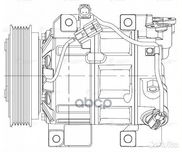 Компрессор кондиц. для а/м Nissan X-Trail (T31)