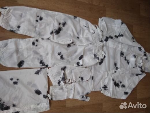 Маскировочные костюм зима клякса новый