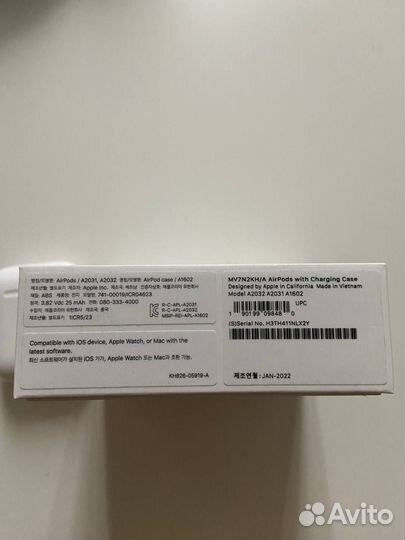 Airpods 2 наушник левый