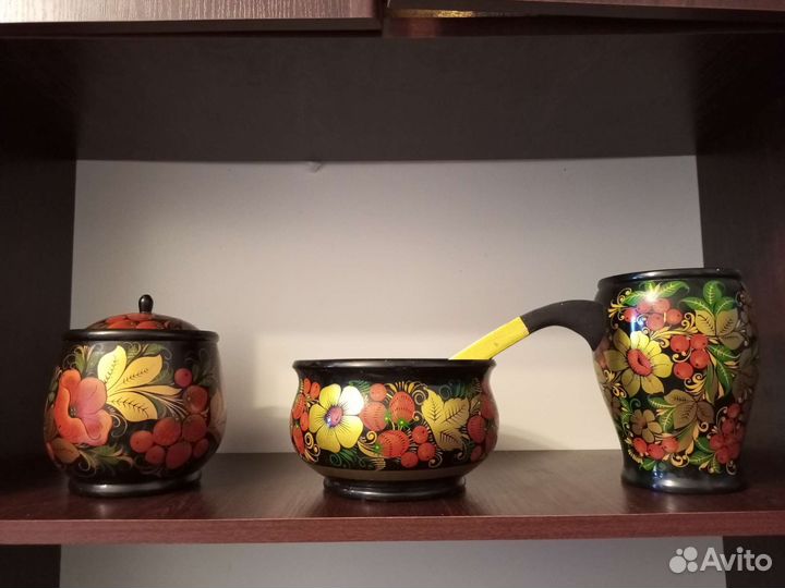 Набор деревянной посуды 