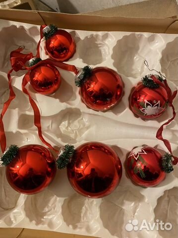 Елочные игрушки гдр шары