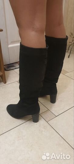 Сапоги женские натуральная кожа 37