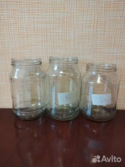 Банки стеклянные 1л