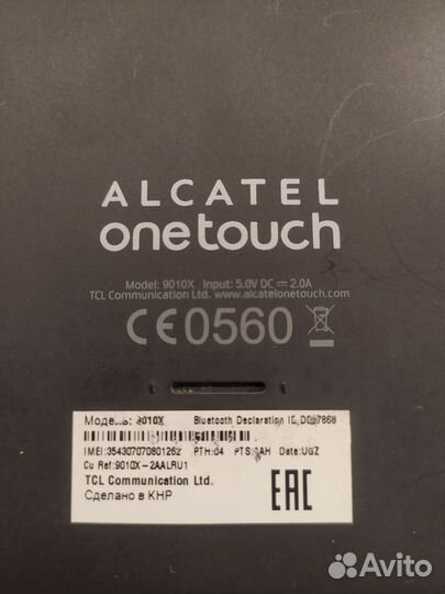 Планшет Alcatel One Touch Pixi