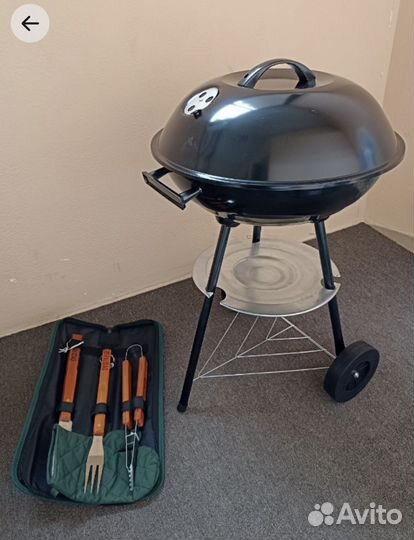 Новый Гриль угольный 44см