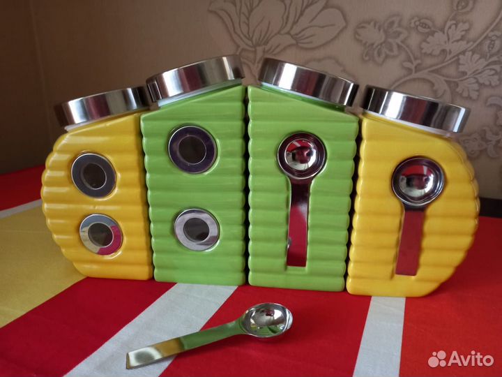 Набор банок для сыпучих продуктов