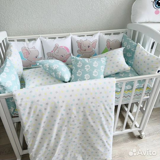 Комплект в кроватку Мультяшки