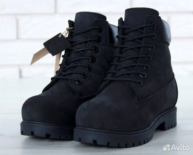 Ботинки Timberland 6 Inch premium black (Арт.275)