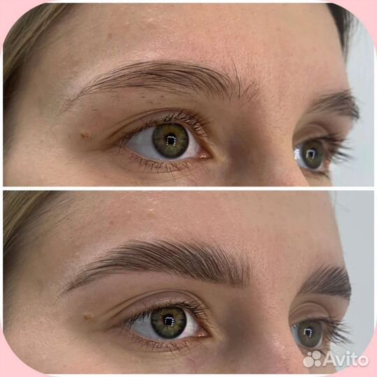 Окрашивание бровей