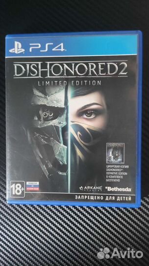 Игра для приставки ps4 Dishonored 2