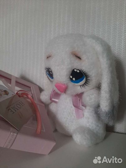 Зайка. Вязаный из Альпака