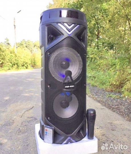 Колонки блютуз портативная с микрофоном