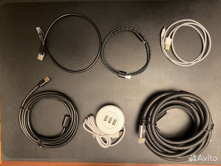 Кабель hdmi 2.1 5 метров + кабели разные