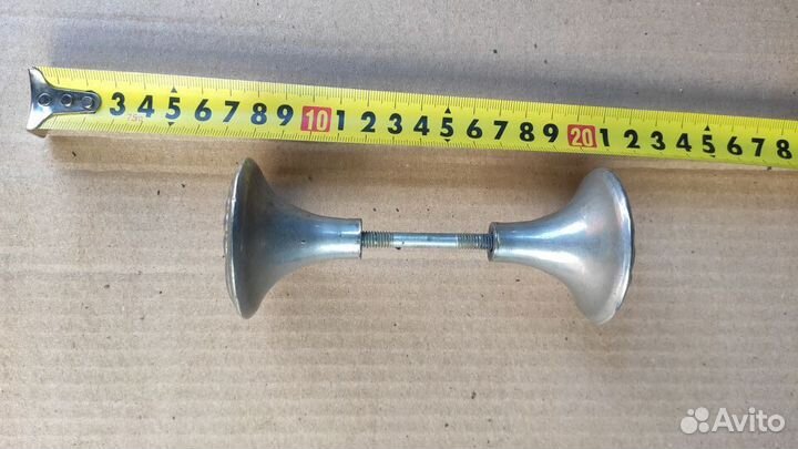 Ручки дверные металлические никелированные СССР