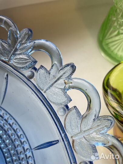 Посуда цветное стекло СССР