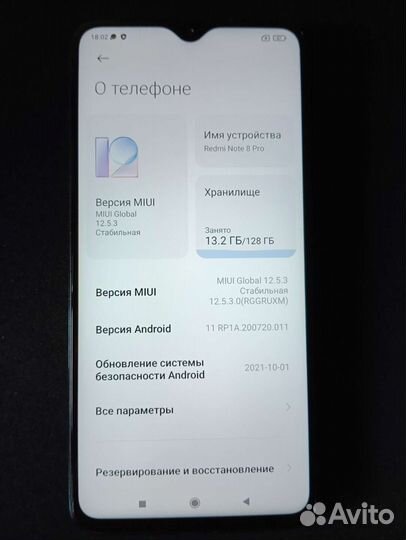 Xiaomi redmi note 8 pro 6 128gb