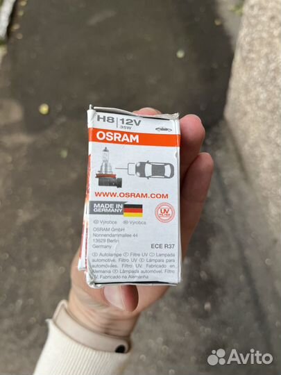 Лампа галогенная H8 Osram Original Line 64212