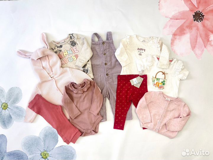 Пакет одежды для девочки 74