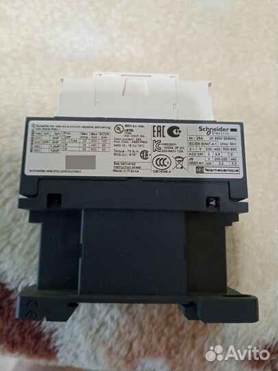 Контактор LC1D12M7 Schneider Electric