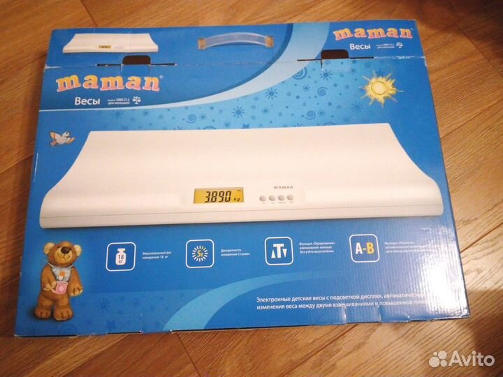 Весы детские электронные Maman sbbc212