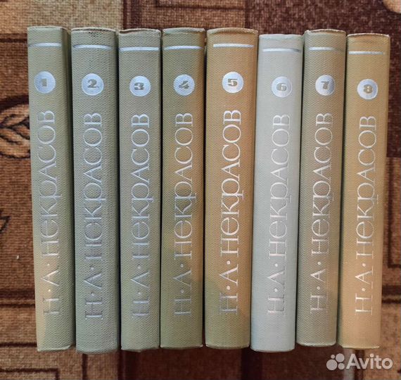 Некрасов собрание сочинений в 8 томах