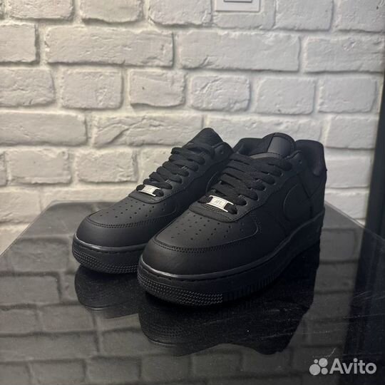 Кроссовки Nike air force 1 черные