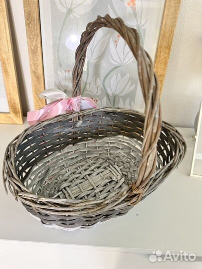 Корзина плетеная