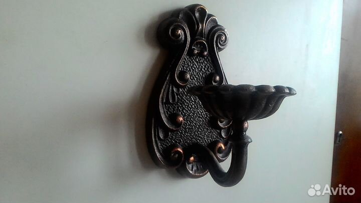 Подсвечник на 1 свечу времен СССР настенный винтаж