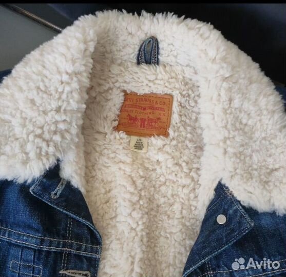 Куртка шерпа джинсовая Levi's