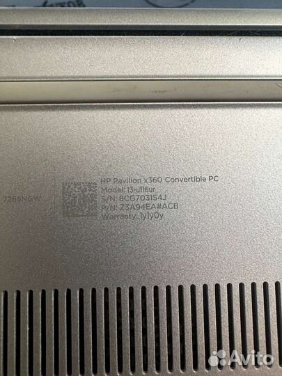 Hp x360 13-u116ur трансформер full HD IPS