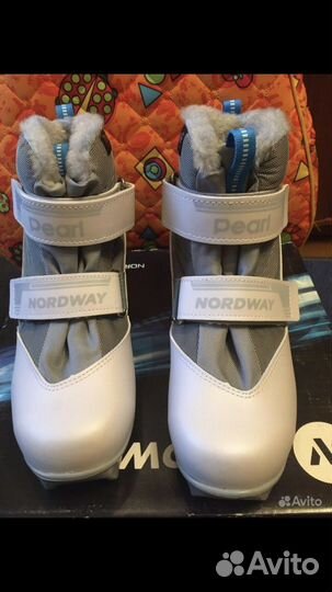 Новые лыжные ботинки nordway 37 р