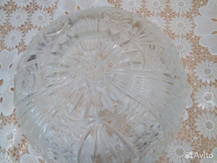 Ваза хрустальная под фрукты и не только