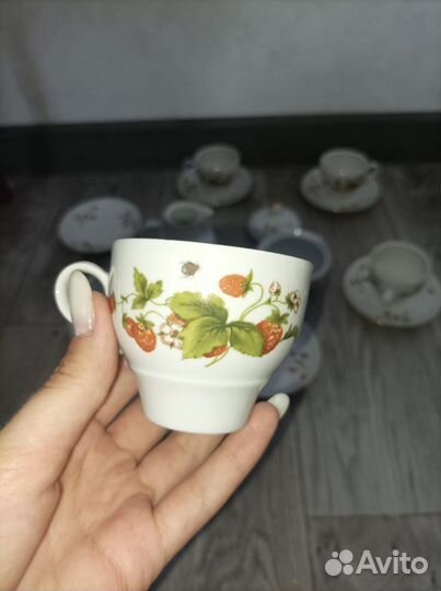 Кофейный сервиз JLMenau Graf von Henneberg Porzell