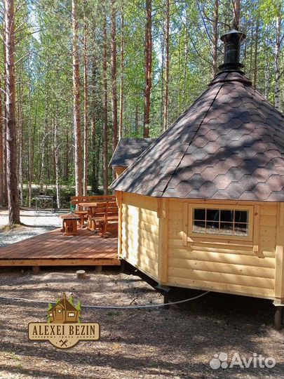 Финский гриль домик