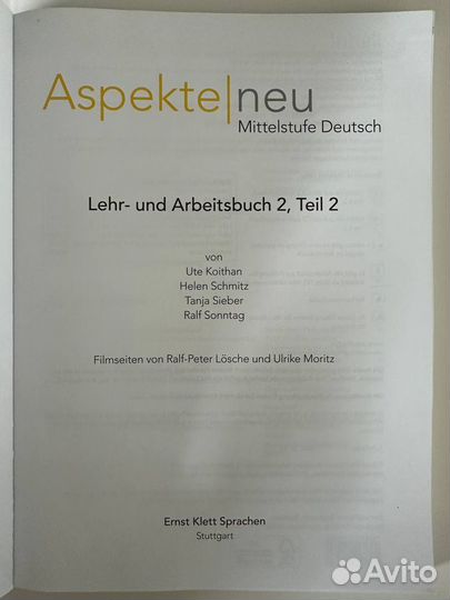 Aspekte neu, Lehr - und Arbeitsbuch, Teil 2 B2