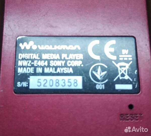 Mp3 плеер Sony Walkman nwz