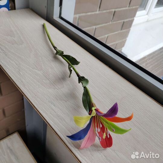 Цветик семицветик из полимерной глины