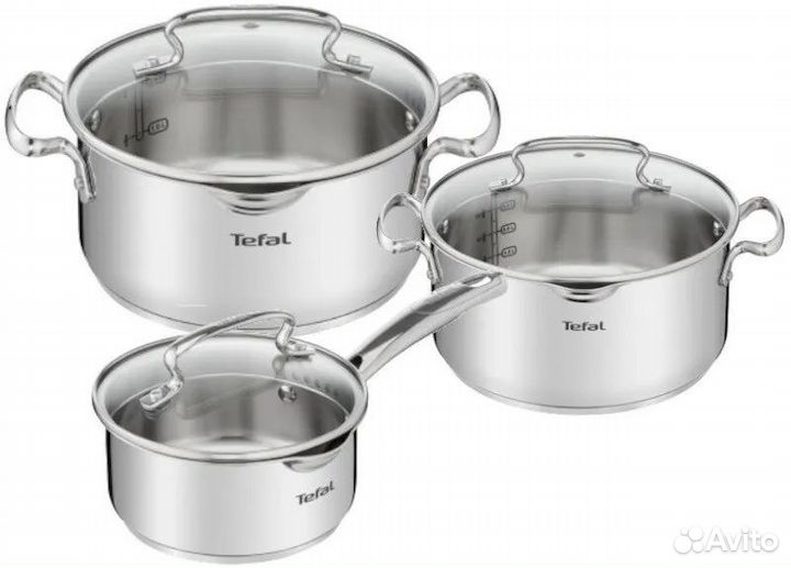 Набор кастрюль Tefal Duetto+ 6 предметов