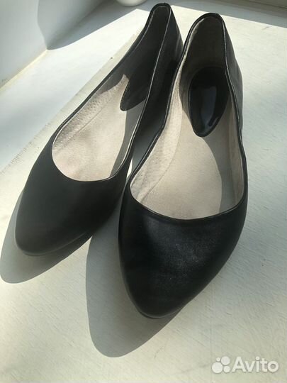 Балетки 38 черные