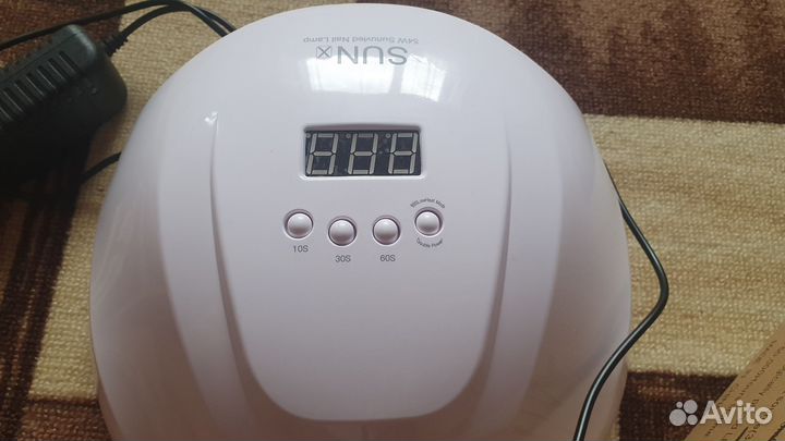 Лампа для ногтей sun uv/led, 54w