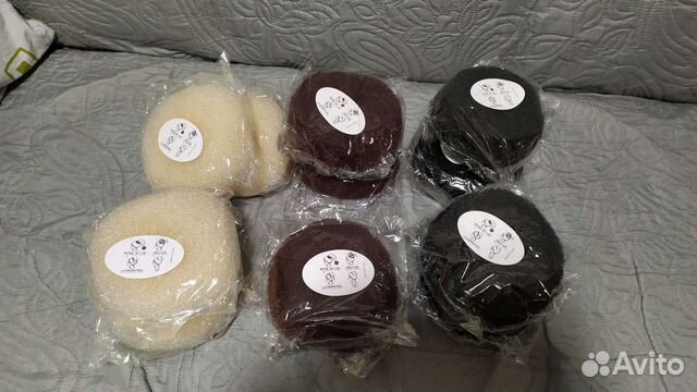 Бублик, валик для волос, для создания пучка 3 цвет