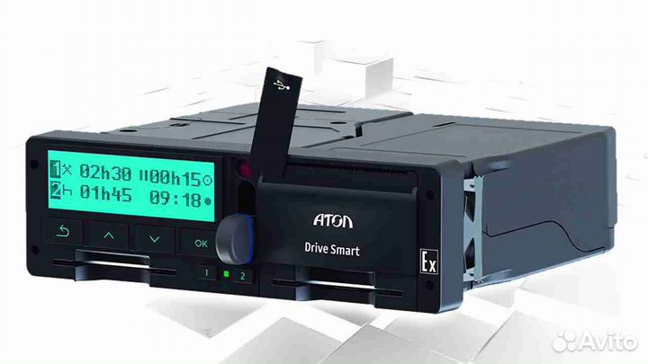 Тахограф Атол Drive.С установкой