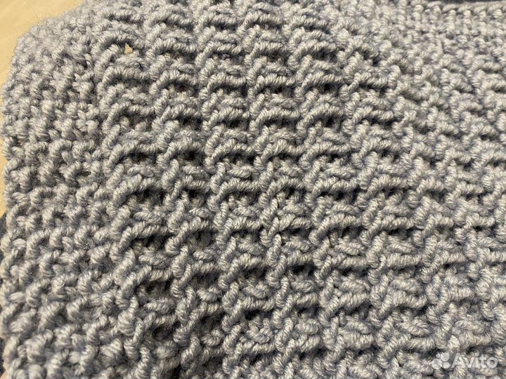 Детский вязаный плед ручной работы