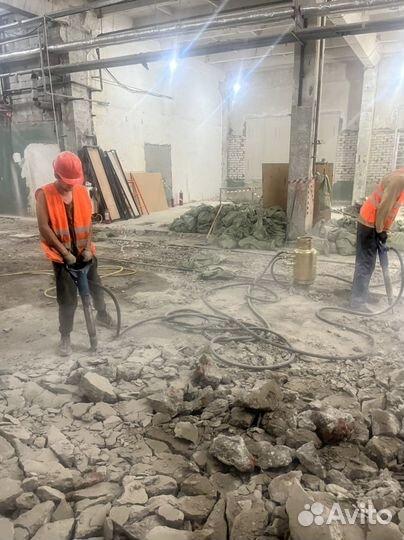 Аренда компрессора с отбойными молотками