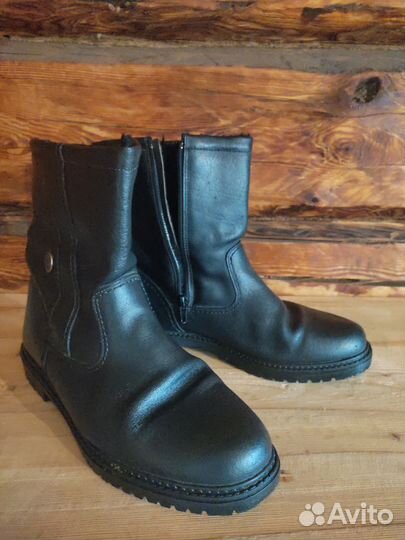 Кожаные ботинки мужские демисезонные 42 размер