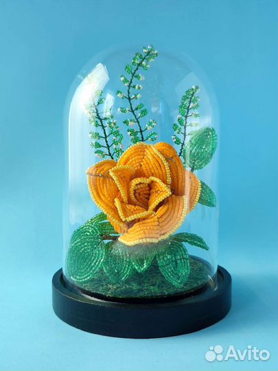 Роза из бисера / Готовый подарок