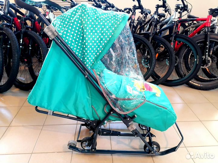 Санки коляска nika kids