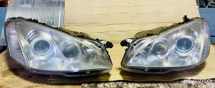 Фары на mercedes 221 до рестайлинг