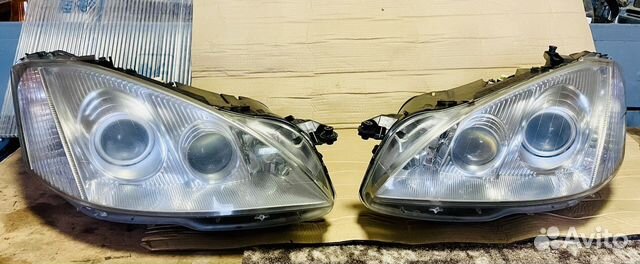 Фары на mercedes 221 до рестайлинг